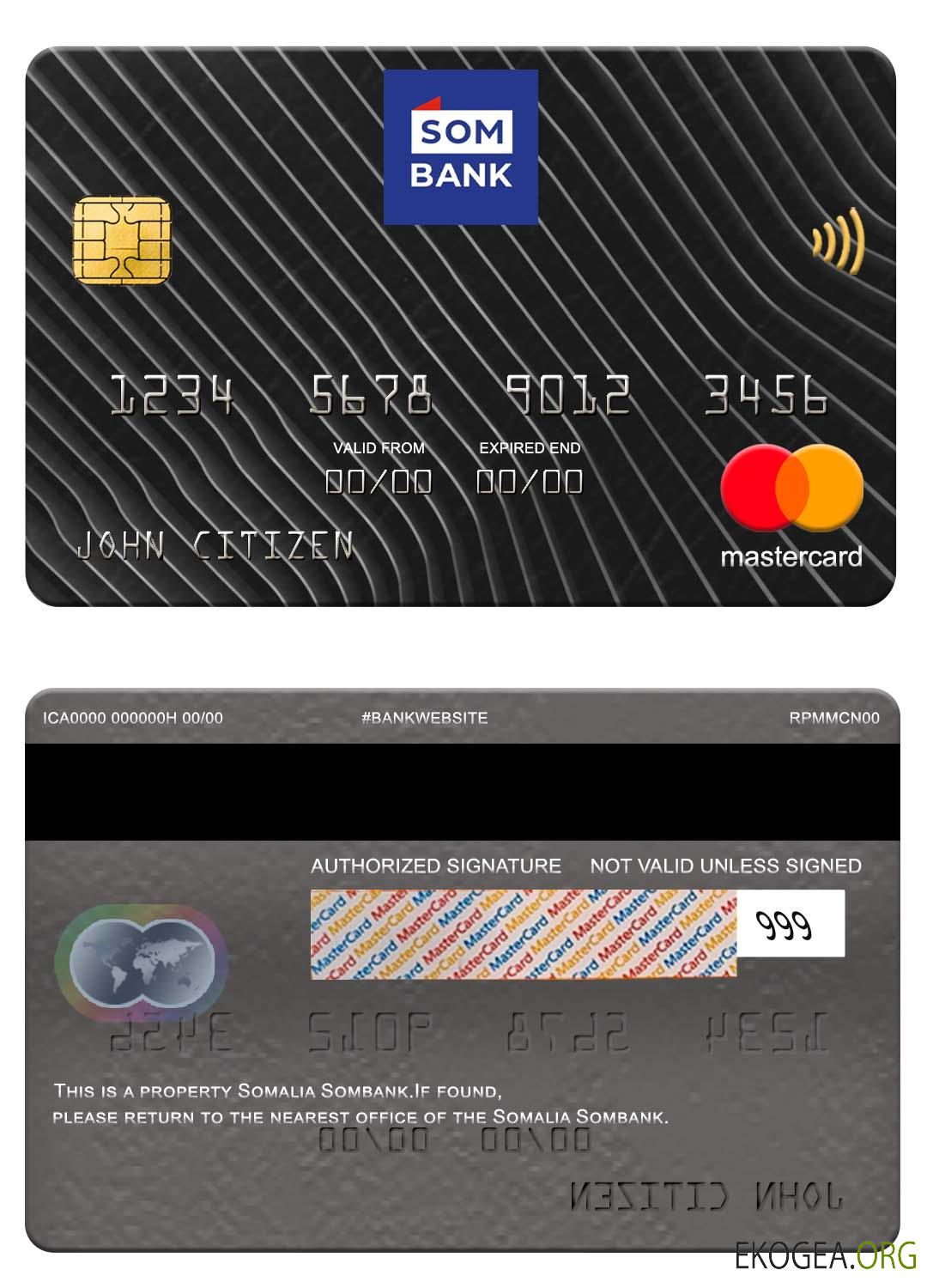 Somalie Sombank mastercard